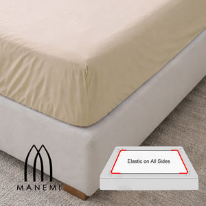 Juego de Sábanas y Fundas de Almohada de 3 Piezas de Algodón/Poliéster para el Hogar, Incluye Sábanas Planas y Ajustables de 200 Hilos, Lavables a Máquina - Product Image 5