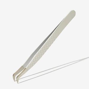 Eyelash Straight Tweezers Anti-Slip Handle Durable Professional Makeup <b>Tool</b> Stainless Steel <b>Smooth</b> Tip Accurate Lash Application - Product Image 6