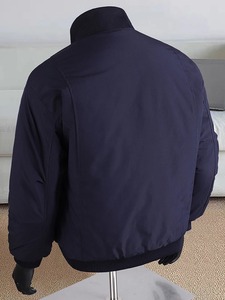 Chaqueta acolchada de algodón 100% de alta calidad con cremallera a prueba de viento, chaqueta personalizada de fabricante, chaqueta de invierno para hombre al por mayor - Product Image 6