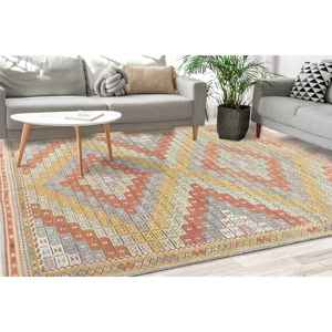 Alfombra de pasillo multicolor impresa, alfombra de entrada, alfombra decorativa moderna turca, alfombra de terciopelo - Product Image 2