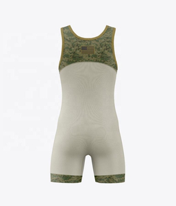 Custom Logo Men's <b>Plus</b> <b>Size</b> Weightlifting Suit Wrestling Singlet Cheap Sublimation Digital Tank <b>Top</b> With Printed Blank Pattern - Product Image 6