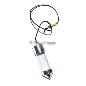 Tienda para péndulos de piedra curativa con cadena de Chakra Siente cualquier piedra Péndulos de cámara con cadena de Chakra Siente cualquier piedra - Product Image 4