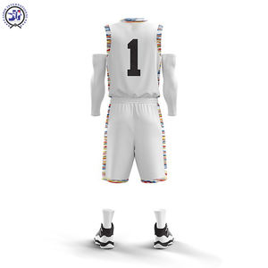 2024 nouveauté personnalisé Logo basket-ball uniforme respirant vêtements de sport dernière conception OEM ODM personnalisé Logo impression - Product Image 3