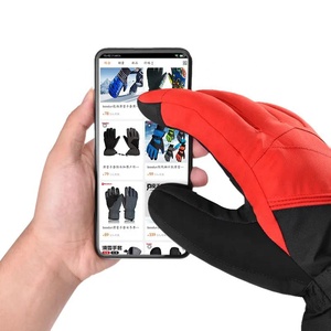 Los mejores guantes de esquí de cuero para hombres y mujeres, guantes cálidos de invierno Thinsulate para snowboard y motos de nieve con compatibilidad con pantalla táctil - Product Image 6
