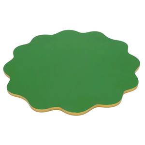 แผ่นรองแก้วเคลือบขอบทรงกลมมันวาวทันสมัยเหมาะสำหรับตกแต่งโต๊ะงานแต่งงานและงานแฮนด์เมดจากเวียดนาม - Product Image 5