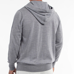 Sweat-shirt à capuche en polaire pour homme, fermeture éclair intégrale, impression numérique personnalisable, séchage rapide, respirant, pour l'hiver - Product Image 6