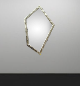 Venta al por mayor moderno asimétrico Irregular gran aluminio Metal enmarcado espejo de baño estilo Vintage para uso doméstico - Product Image 2