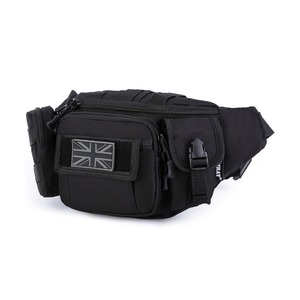 Riñonera Delta - Negra, compartimento principal grande con cremallera, bolsillo lateral extraíble con cremallera, bolsillo lateral, Camuflaje Personalizado - Product Image 2