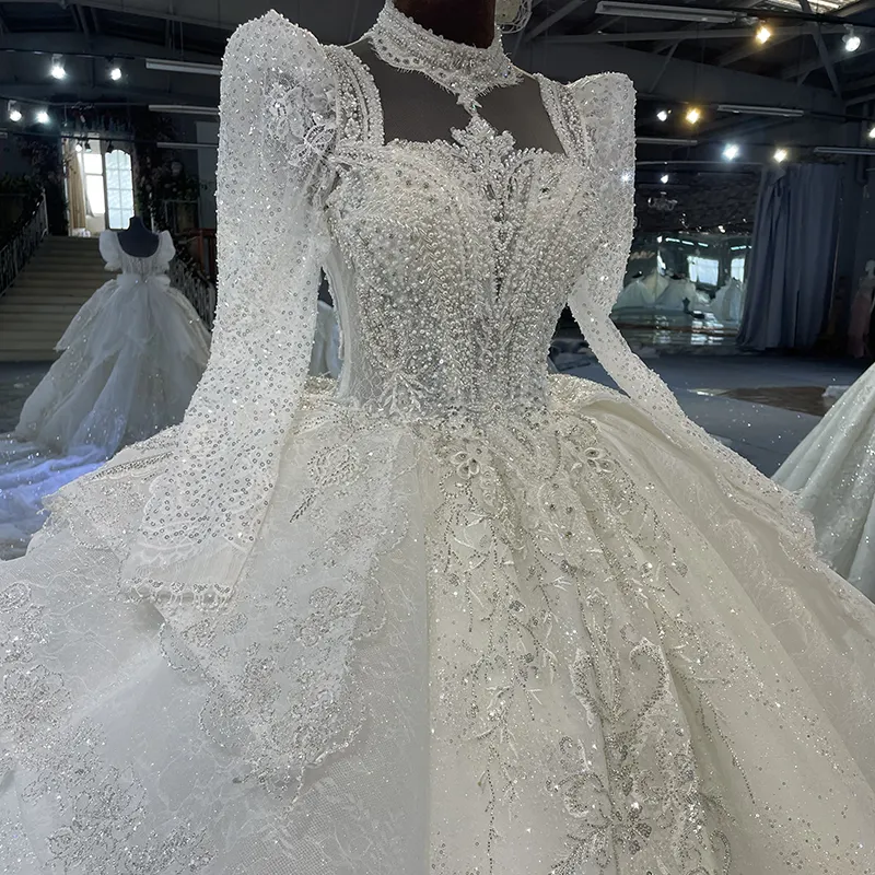 Hot Selling Ne Wdesign Fashion Elegant Luxury Ball Gown Wedding Dress 2022