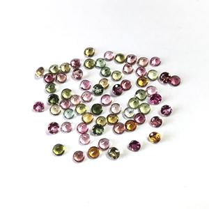 Piedras preciosas sueltas certificadas IGI calibradas de alta calidad con corte facetado de turmalina múltiple de 2,25mm de grado AAA, piedras semipreciosas naturales - Product Image 4