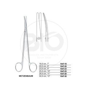 Mổ xẻ cắt kéo Deaver hoạt động cắt kéo sắc nét/cùn cong) Kích thước <span class=keywords><strong>14.5cm</strong></span> 5.75 "cơ sở của dụng cụ phẫu thuật - Product Image 1