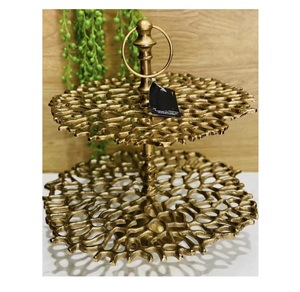 Soporte para Tartas con forma de grullas de Metal sólido, diseño elegante, calidad estándar, soporte para cupcakes de Color plateado para cumpleaños - Product Image 2