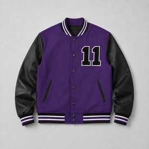 Chaqueta Varsity Personalizada al por Mayor, Fabricante de Chaquetas Letterman, Chaqueta Bomber con Bordado y Parches, Estilo Béisbol, Chaqueta Urbana Personalizada - Product Image 3