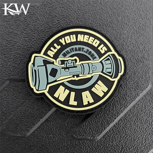 Parche Táctico de Moral Ace Spades, Parches de PVC con Gancho y Bucle, Insignias Escolares, Deportivas, Decoración para Mochilas, Adhesivo - Product Image 2