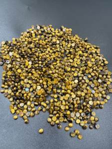 พลอยตาเสือทรงหลวมสีเหลือง8มม. ตัดเป็นรูปทรงหลวมสำหรับเครื่องประดับธรรมชาติ - Product Image 3