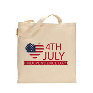 Sac fourre-tout grande capacité 4th of July, décoré GPS, en toile résistante à l'eau pour usage quotidien en été, automne, hiver - Product Image 4