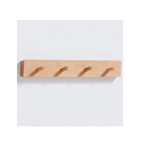 Gancho de pared de madera de abedul moderno, colgador de joyería de sombrero de madera maciza grande y pequeño con atractivo decorativo para armarios de baño - Product Image 2