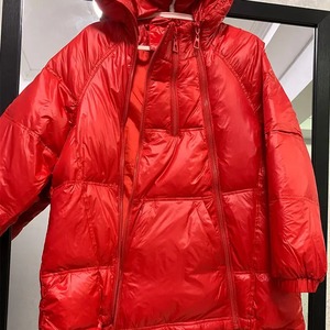 เสื้อโค้ทสตรีขนาดใหญ่มีฮู้ดสีพื้นยาวปานกลางกันลมมีซิป3แบบใหม่แจ็กเก็ตเป็ดสีขาวแฟชั่นฤดูใบไม้ร่วงฤดูหนาว - Product Image 2