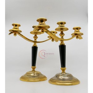 Abstract Design Table Candelabra Gold Finishing Handmade Decorative Unique Candle Jar Stand Wedding Party Lighting Candelabra - Product Image 2