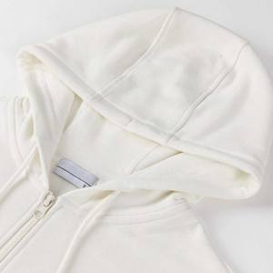 Basics Sweat à capuche d'hiver en coton épais pour hommes Oversize Flock Print Fleece avec lettre de base Logo Slogan New Streetwear - Product Image 4