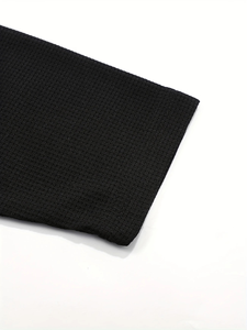 เสื้อกีฬาคอตตอนออร์แกนิคแฟชั่นสำหรับผู้ชายปกเสื้อแขนยาวผ้าโพลีเอสเตอร์ถักกระดุมคอลูกเรือพิมพ์ลายทำจากบังคลาเทศ - Product Image 4