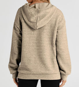 เสื้อฮู้ดผู้หญิงไซส์ใหญ่พิเศษแขนยาวแฟชั่น - Product Image 3