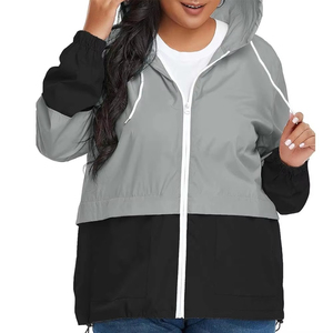 Veste coupe-vent en nylon brut pour femme - Imperméable et respirante, veste d'aventure en plein air pour un ajustement confortable - Product Image 1