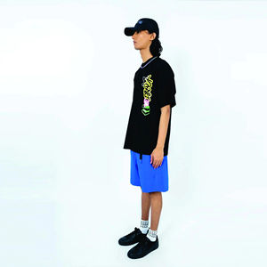 เสื้อยืดผ้าฝ้ายสไตล์ฮิปฮอปเสื้อยืดของผู้ชายเสื้อพิมพ์ลายสกรีนแบบสั่งทำ - Product Image 3