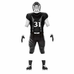 Service OEM, meilleure qualité, personnalisation, sublimation, manches courtes, anti-bactérien, séchage rapide, maillot de football américain pour adultes, 2025 - Product Image 5