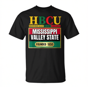 T-shirt grafica Mississippi Valley State MVSU HBC, abbigliamento promozionale di alta qualità - Product Image 2