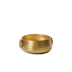 Tazón Decorativo de Metal con Acabado Dorado de Lujo, Tazón de Metal Artesanal de Primera Calidad para Fiestas, Tazón de Exportación Seguro Chapado, Zahid Exports - Product Image 3