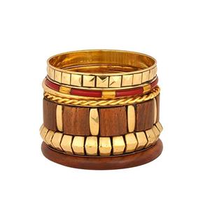 Pulsera de madera para mujer, brazalete único y sencillo, para aniversario de boda, precio barato - Product Image 4