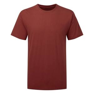T-shirts unis pour hommes avec logo brodé 2023 nouveaux sports de course à pied vêtements décontractés hommes Polyester col arrondi, t-shirts sportifs - Product Image 2