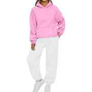 2025 Wholesale Women Praline Color Dropped Shoulder Long Sleeve Relaxed Fit Breathable Tracksuit Made in Pakistan Contrast Color