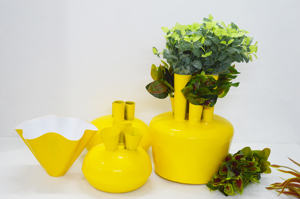 Jarrón de Alta Calidad con Recubrimiento en Polvo Amarillo, Diseño Moderno y Premium, Jarrón de Flores de Estilo Lujoso para Hogares de Lujo, Gran Venta - Product Image 6