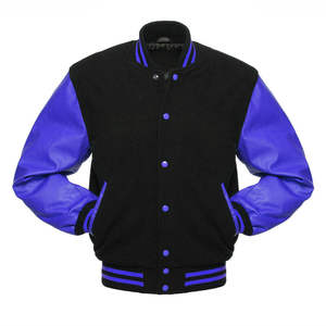 Chaqueta Universitaria Personalizada, Chaqueta Deportiva de Béisbol, Lana y Cuero de Primera Calidad, Unisex por RSW - Product Image 1