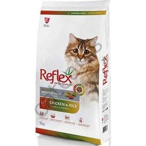Cibo per gatti adulto a grani colorati di pollo riflesso 15 kg