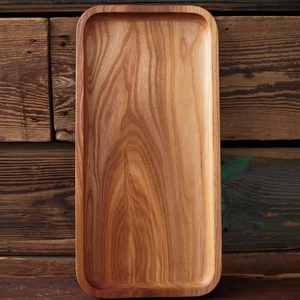 PLATEAU DÉCORATIF ROND NON EN BOIS Plateau de service rond en bois Grand plateau rond en bois - Product Image 1