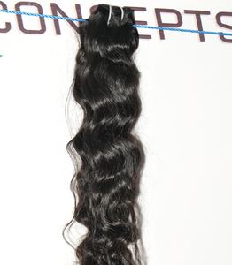 Wholesale 100% Raw Natural Virgin Human Hair <b>Extensions</b> Vendor Machine Double Weft Silky Wavy Indian Temple Bundle <b>Cheap</b> - Product Image 5