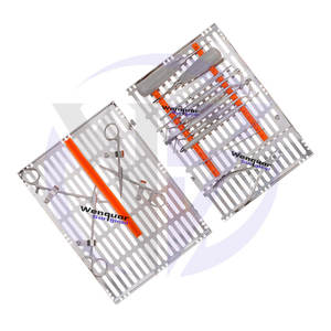 Kit d'extraction, ensemble d'instruments chirurgicaux de 12 pièces avec cassette de stérilisation pour l'extraction dentaire et la chirurgie buccale, outils dentaires de haute qualité - Product Image 3