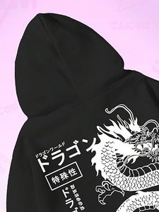 Sudaderas con capucha de gran tamaño de alta calidad con hombros caídos, Sudadera con capucha holgada de peso pesado, ropa de calle, logotipo personalizado, bordado, estampado de hojaldre, venta al por mayor - Product Image 2