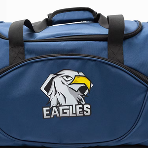 Sac de rangement de style duffle personnalisé pour équipes sportives, directement de l'usine, pour football, basketball et multisports, en polyester Oxford imperméable - Product Image 2