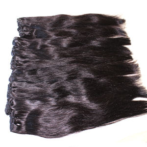 Paquete de cabello virgen vietnamita recto sedoso 100% cabello humano Super doble dibujado suave brillante fácil de peinar lograr un aspecto perfecto - Product Image 4