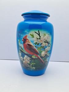 Urna Funeraria de Aluminio Estilo Americano con Diseño de Águila, 220 Pulgadas Cúbicas, de Brassworld India - Product Image 4