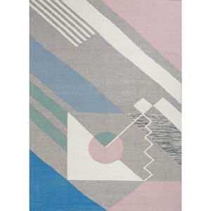 พรมขนสัตว์ทอมือลายเรขาคณิตสีงาช้าง รุ่น ADWL-13098 รูปทรงสี่เหลี่ยมผืนผ้า เหมาะสำหรับห้องนอน ห้องนั่งเล่น สำหรับวัยรุ่น สำหรับใช้ในบ้าน - Product Image 1