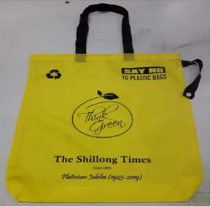 Stylish Eco Polyester Cloth <b>Tote</b> Handle Shopping <b>Bag</b> Perfect for Shopping Work Gym Travel and Beach Uses - Product Image 4