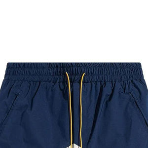 Pantalones cortos de malla para hombre de primera calidad, ropa de calle, tela transpirable, ajuste Unisex, informal, ligero, estilo de verano con bolsillos laterales - Product Image 3