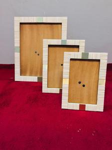 กรอบรูปฝังกระดูกไม้แบบกำหนดเองได้อย่างหรูหรากรอบโลหะทำด้วยมือสำหรับตกแต่งบ้าน - Product Image 4