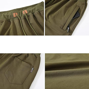 Offre Spéciale hommes Hip Hop sport Jogging motif à carreaux 100% coton respirant séchage rapide fermeture à cordon Slim coupe ample Shorts - Product Image 5