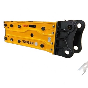 Martillo hidráulico SOOSAN SB 121 tipo TOP adecuado para excavadoras pesadas con 28-35 toneladas para construcción y demolición - Product Image 1